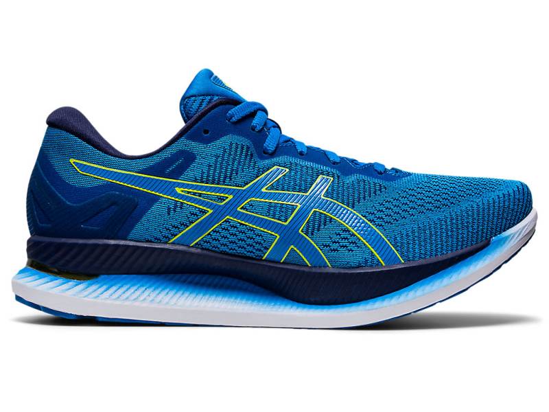 Sapatilhas Running Asics GLIDERIDE Homem Azuis, 2960A909.988